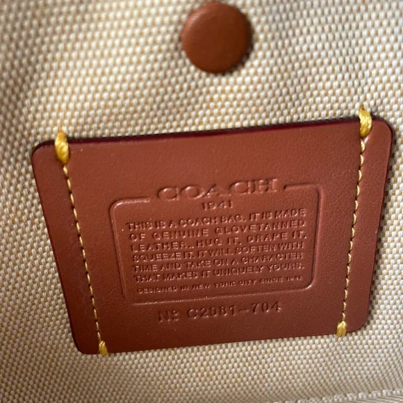 Coach Riley Lunchbox Bag In Colorblock dark denim multi - Picture 13 of 15